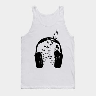 Headphone Oud instrument Tank Top